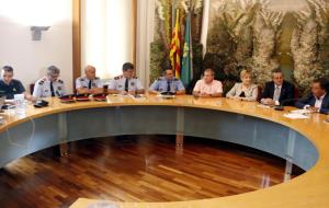 El conseller ha assistit avui a la reunió de la Junta Local de Seguretat de Sant Sadurní d'Anoia, prop d'on va ser abatut el conductor de la furgoneta