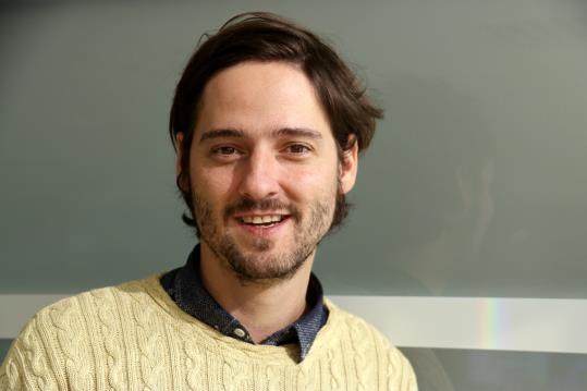 El director de 'Tierra firme', Carlos Marques-Marcet, després de l'entrevista amb l'ACN, el 10 de novembre del 2017. ACN