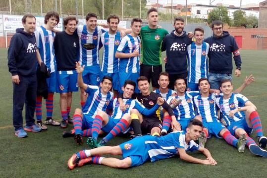 El juvenil A del CF Vilanova. Eix