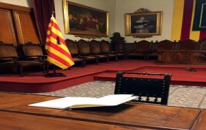El llibre de condolences de Pau Pérez al saló de plens de Vilafranca del Penedès, el 22 d'agost de 2017. Ajuntament de Vilafranca