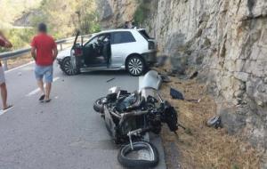 El motorista que ha mort en accident a Castellet i la Gornal era un veí de Vilanova i la Geltrú de 61 anys. EIX
