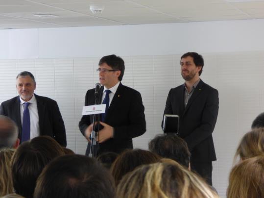 El president de la Generalitat de Catalunya, Carles Puigdemont, ha inaugurat oficialment aquest divendres el nou CAP de Vilafranca Nord. Ajuntament de