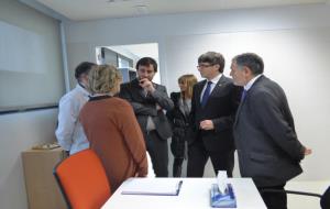 El president de la Generalitat de Catalunya, Carles Puigdemont, ha inaugurat oficialment aquest divendres el nou CAP de Vilafranca Nord