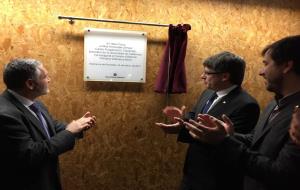 El president de la Generalitat de Catalunya, Carles Puigdemont, ha inaugurat oficialment aquest divendres el nou CAP de Vilafranca Nord