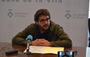 El regidor d'Hisenda, Organització i Govern Obert de Sitges, Josep Moliné. Ajuntament de Sitges