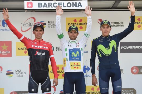 El vilanoví Marc Soler fa pòdium a la Volta de Catalunya i rep el premi al millor corredor jove. Movistar Team