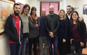 Els administradors presenten el logotip de Santa Anna 2017. Ajuntament del Vendrell