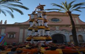 Els Bordegassos fan plaça de vuit la plaça de les Neus. Maite Gomà