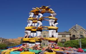 Els Bordegassos sumen més castells de set i estrenes a Manresa. Yoko