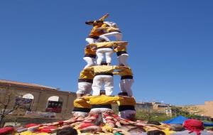 Els Bordegassos sumen més castells de set i estrenes a Manresa