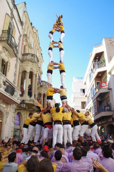 Els Bordegassos volen revalidar la torre de vuit i estrenar la 'catedral' dissabte a Igualada. Yoko