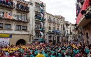 Els Castellers de Vilafranca completen la tripleta de 8 a Martorell