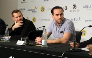 Els directors de 'The Endless', Justin Benson i Aaron Moorhead, al Festival de cinema de Sitges, el 6 d'octubre del 2017. ACN