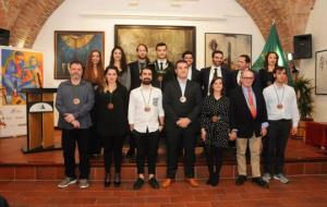 Els Joves Confrares investeixen el jugador d’hoquei patins Pau Bargalló com a Jove Confrare d’Honor. Confraria el Cava