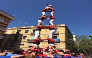 Els Nens del Vendrell preparen la diada de Sant Jordi a la Diada de la independència de Gràcia