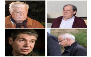 Els principals imputats del cas Pretòria, Macià Alavedra , Lluís Prenafeta, Bartomeu Muñoz i Luis Andrés García Sáez (Luigi). ACN