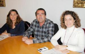 Els regidors del PSC al ple de l'Ajuntament de Sant Sadurní. Eix