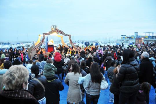 Els Reis arribaran a Calafell aquest 5 de gener desembarcant al Port de Segur. Ajuntament de Calafell