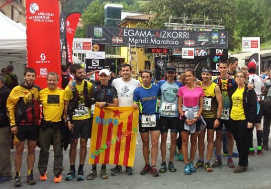 Els sadurninencs a la Marató de muntanya Zegama Aizkorri. Eix