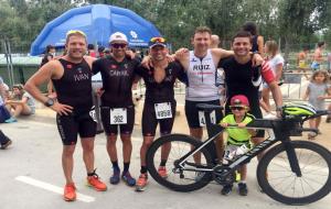 Els triatletes del Club Natació Sitges al Triatló de Banyoles