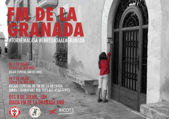 Els Xicots de Vilafranca volen fer el 4 de 9 amb folre  a La Granada. EIX