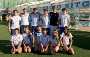 Equip Lliga 1 Infantil del Club Natació Sitges. Eix