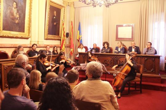 Es presenta el 'Retrat' dedicat a Joan Ventosa i Roig. Ajuntament de Vilanova