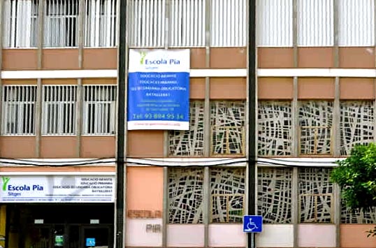 Escola Pia de Sitges. Eix