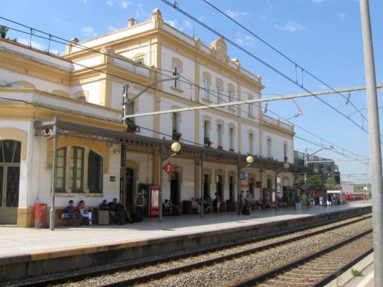 Estació de trens de Sitges. Ajuntament de Sitges