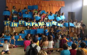 Festa de fi de curs reivindicativa a l'escola Ginesta contra la pèrdua de recursos el proper curs