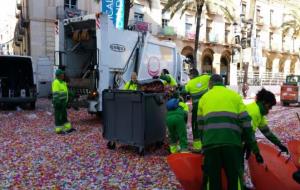 Fins dijous, dispositiu extraordinari de neteja als carrers de Vilanova. Ajuntament de Vilanova