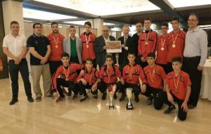 Freixenet rep als campions infantils de Catalunya i d’Espanya. Eix