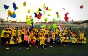 Gairebé 400 nens i nenes d'entre 6 i 12 anys participen a la darrera edició del projecte Barçakids de Vilanova. Ajuntament de Vilanova