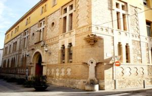 Hospital vell de Vilafranca del Penedès. Eix