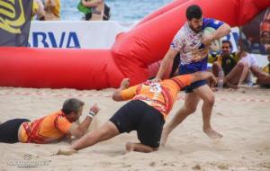 Imatge d'arxiu del Torneig Rugbi Platja de Sitges. Jaume Andreu