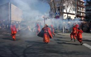 Imatge d’arxiu d’un ball de diables durant la Festa Major de Santa Eulàlia. Ajt Sant Pere de Ribes