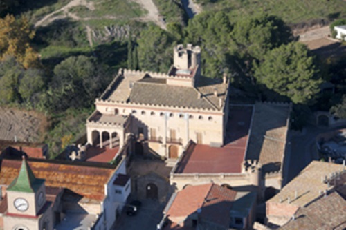 Imatge del castell de Llorenç del Penedès. EIX