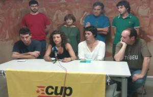Jaume Marsé, Montse Maronda i Guillem Bau seran els nous regidors de la CUP a Vilanova. CUP Vilanova