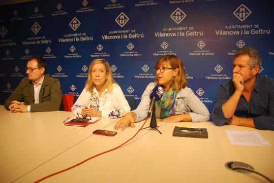 Juan Luís Ruiz, Neus Lloveras, Glòria Garcia i Joan Giribet. Míriam de Lamo