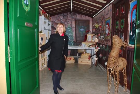 La Botiga del Nadal obre portes a Canyelles, que celebra aquest cap de setmana el 15 aniversari de la Fira de Santa Llúcia. Ajuntament de Canyelles