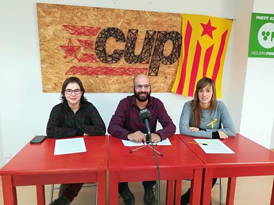 La CUP de Vilafranca insta al PDeCAT a trencar el pacte de govern amb el PSC arran del 155. CUP Vilafranca