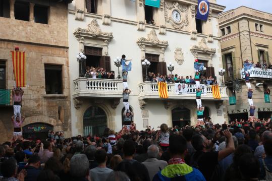 La diada castellera de Tots Sants a Vilafranca 