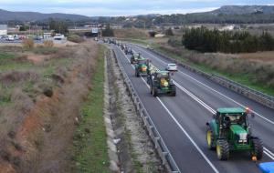 La 'Marxa Pagesa' al seu pas per Vilafranca del Penedès