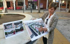 La plaça de la poeta Maria Mercè Marçal de Ribes es remodelarà amb nou paviment i jocs infantils. Ajt Sant Pere de Ribes