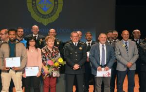 La policia local de Vilafranca destaca l'augment de la col·laboració ciutadana en la seva diada patronal