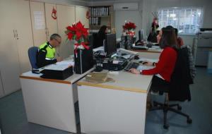 La Policia Local de Vilanova estrena oficina d'atenció a la ciutadania. Míriam de Lamo