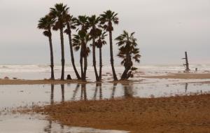 L'aigua ha arribat fins a les cases a les platjes del Vendrell, com Sant Salvador i Coma-ruga