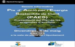 L'Ajuntament presenta el Pla d'Acció per a l'Energia Sostenible de Cunit. EIX