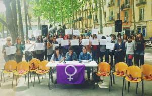 Les dones de l'Esquerra Independentista de Vilanova i la Geltrú assenyalen els responsables de la violència masclista i dels feminicidis 