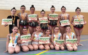 Les gimnastes del CR Vilafranca 